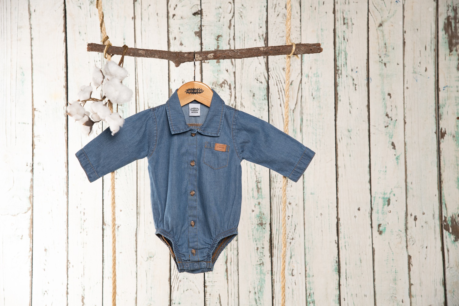 Body Camisa Bebe Manga Longa Jeans Lapis De Cor Moda Infantil De 0 A 14 Anos