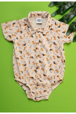 Body camisa bebê estampa Tigrinhos